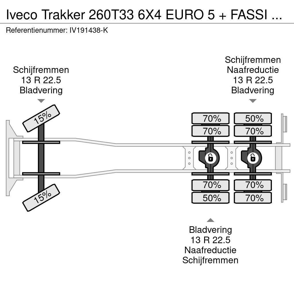 Iveco Trakker 260T33 6X4 EURO 5 + FASSI F425CXP 4+2 MANU Kraner til alt terræn