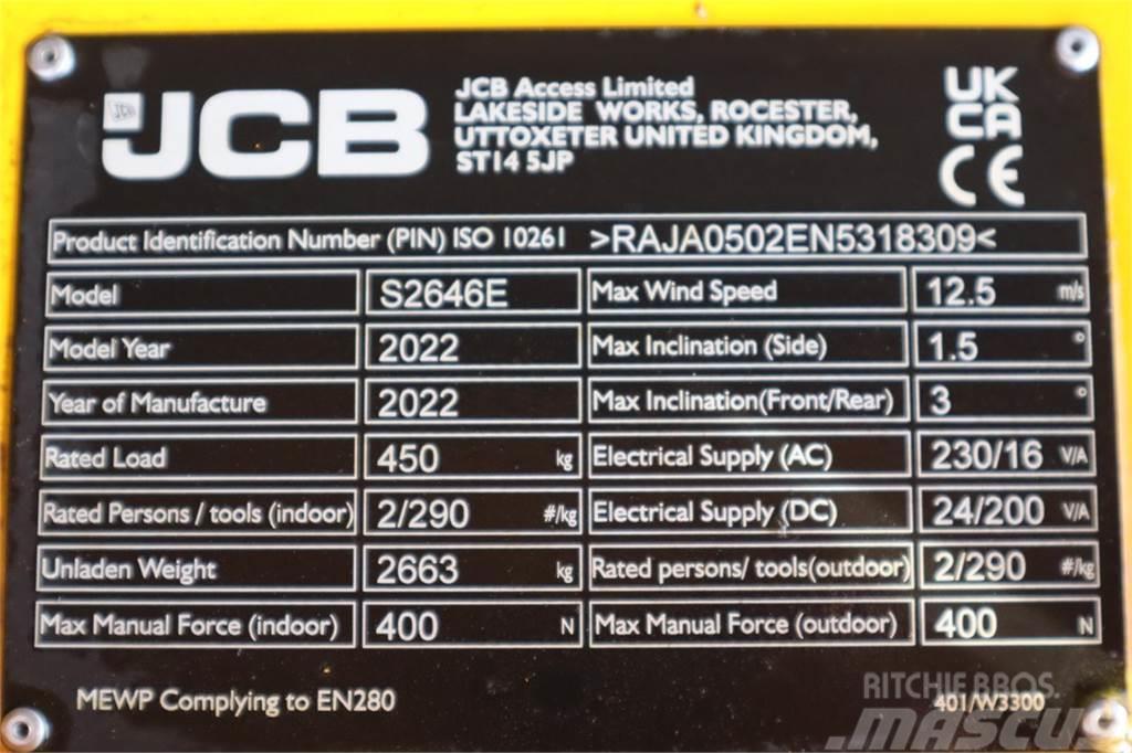 JCB S2646E Valid inspection, *Guarantee! New And Avail Saxlifte