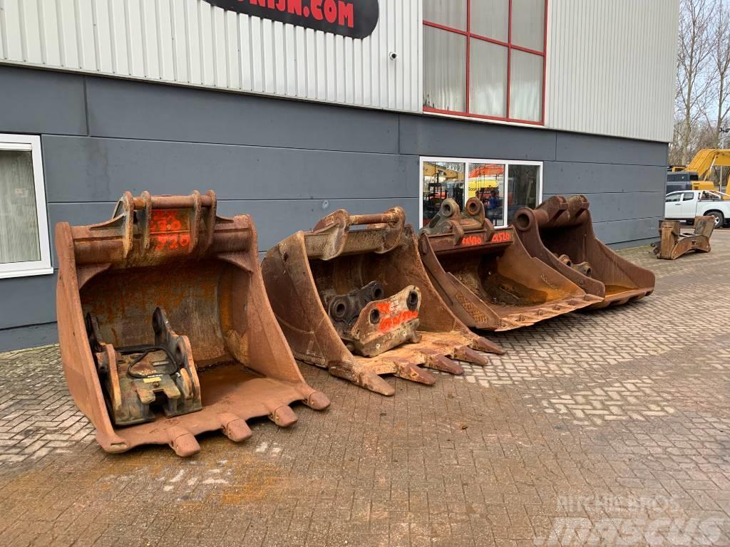 Hitachi Buckets/loffels with couplers ZX470/520 Skovle