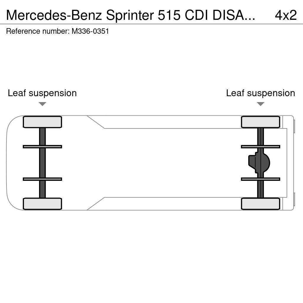 Mercedes-Benz Sprinter 515 CDI DISABLED RAMP Minibusser