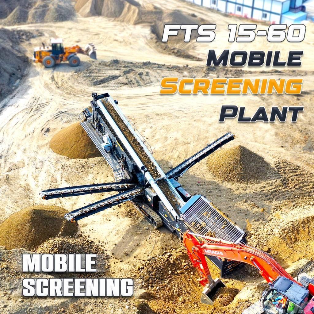 Fabo FTS 15-60 MOBILE SCREENING PLANT 500-600 TPH Knusere - anlæg