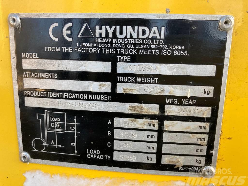 Hyundai 50 D-7 E Diesel gaffeltrucks