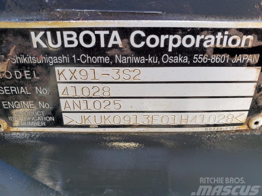 Kubota KX 91-3 S2 Minigravemaskiner