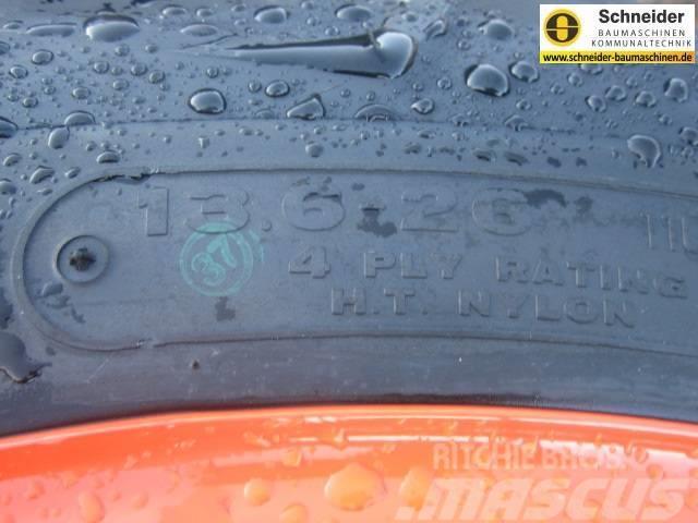 Bridgestone 13.6-26 AS-Bereifung Hjul, Dæk og Fælge