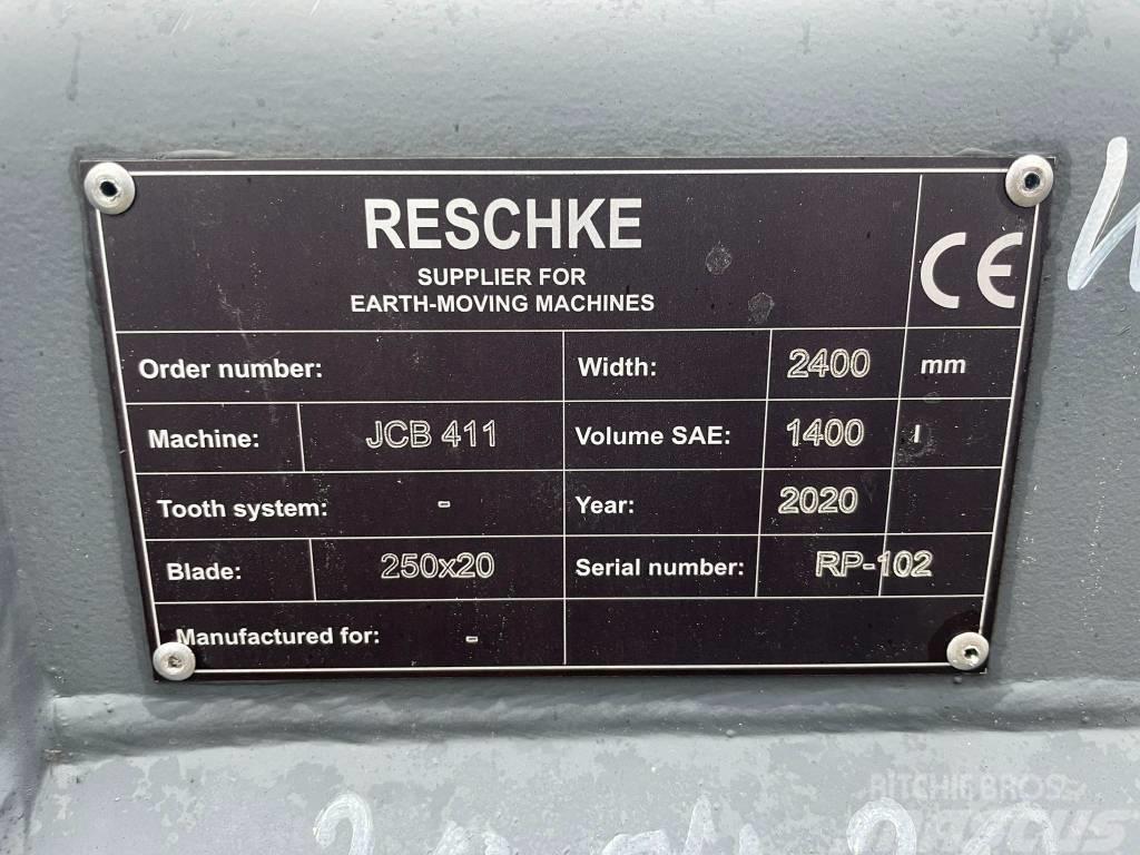 Reschke Łyżka ładowarkowa 2400mm 1,4m3 Skovle