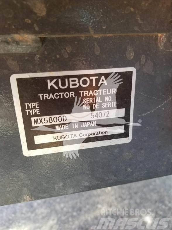 Kubota MX5800HST Traktorer