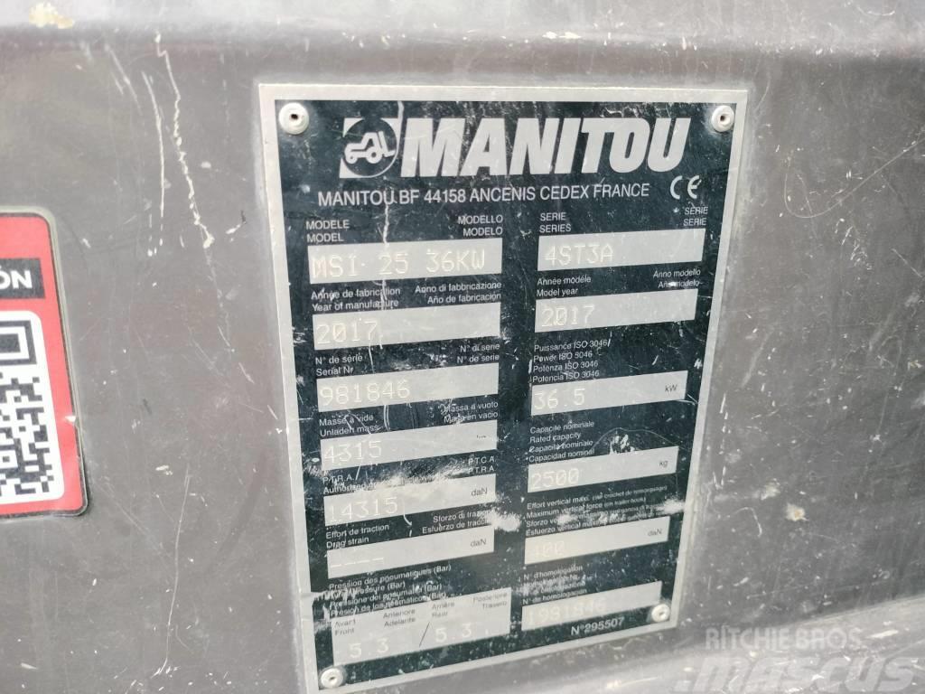 Manitou MSI 25 Diesel gaffeltrucks