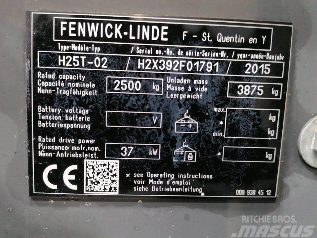 Linde H25T-02 LPG gaffeltrucks