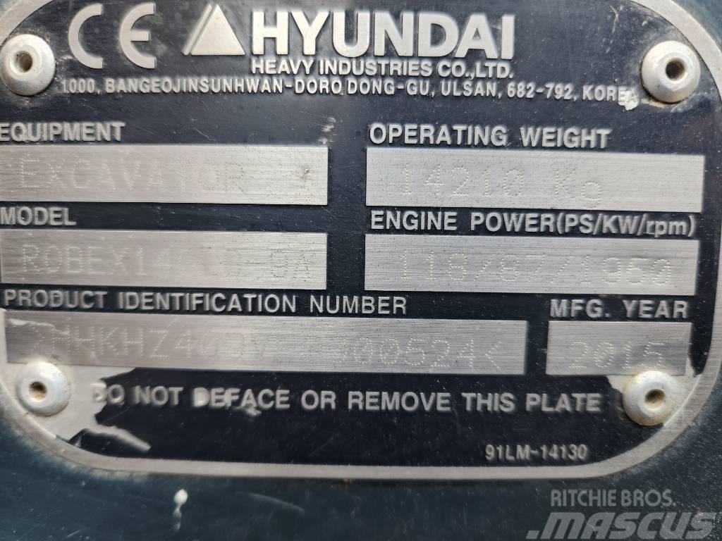 Hyundai 140LC-9A Gravemaskiner på larvebånd