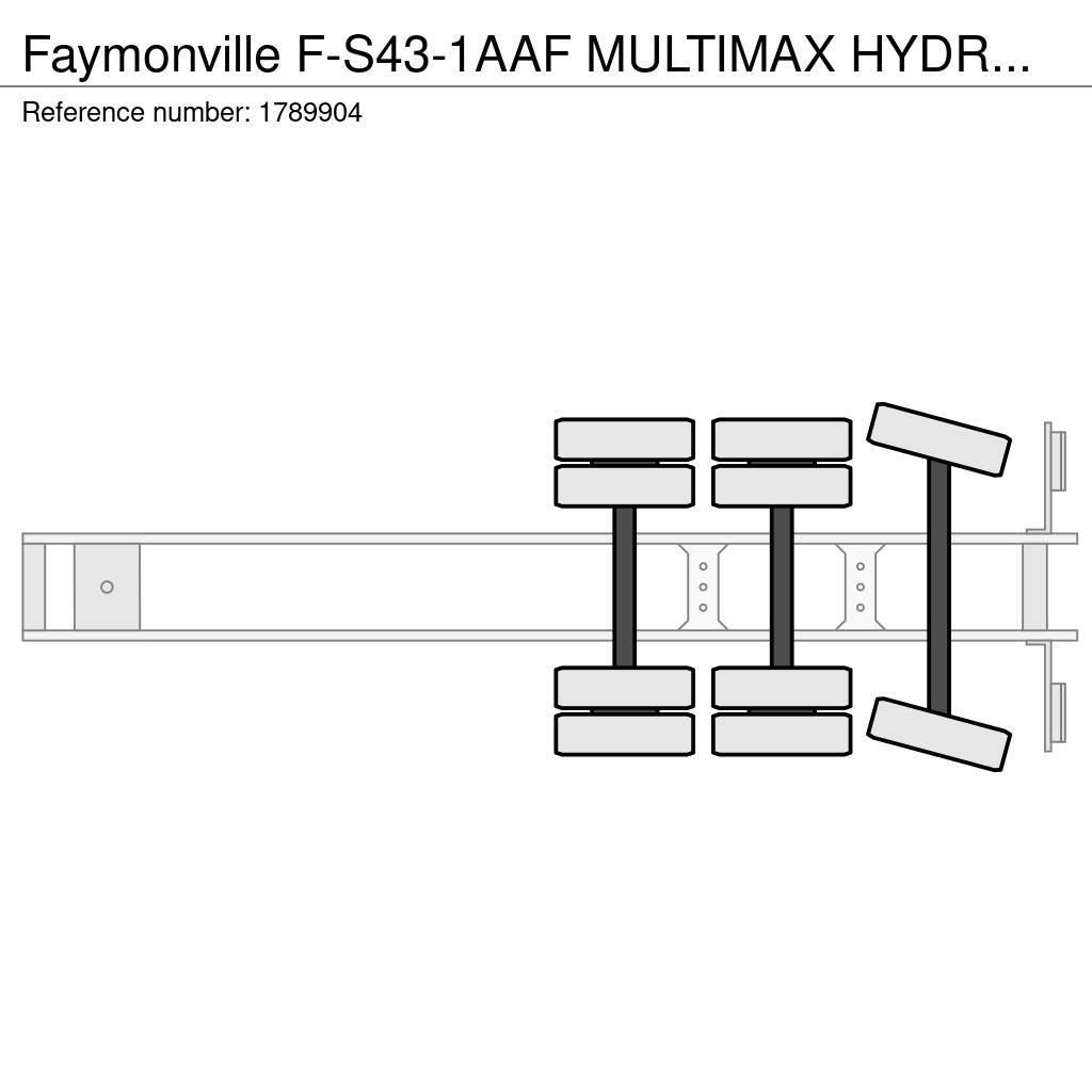 Faymonville F-S43-1AAF MULTIMAX HYDRAULIC ADJUSTABLE BED SEMI Semi-trailer blokvogn