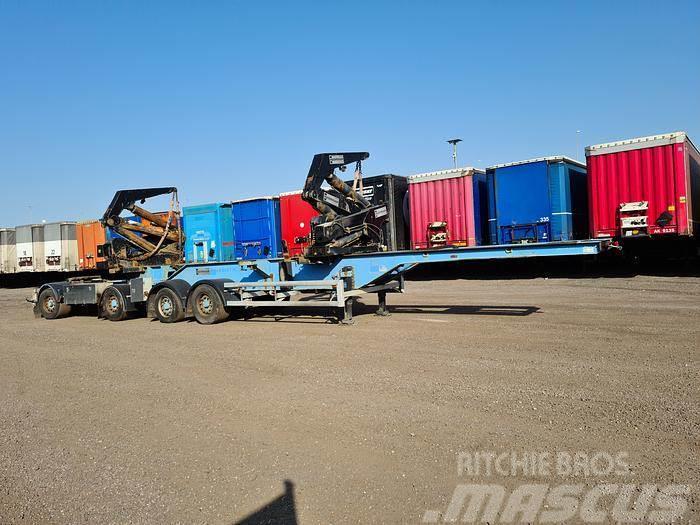 Hammar 195D SIDELOADER 4 AXLE 2E TRAILER CONNECTION 36 TO Semi-trailer med containerramme