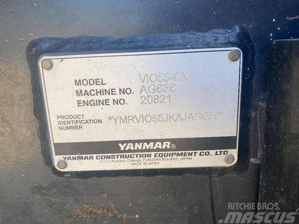 Yanmar Vio 55-6 A Minigravemaskiner