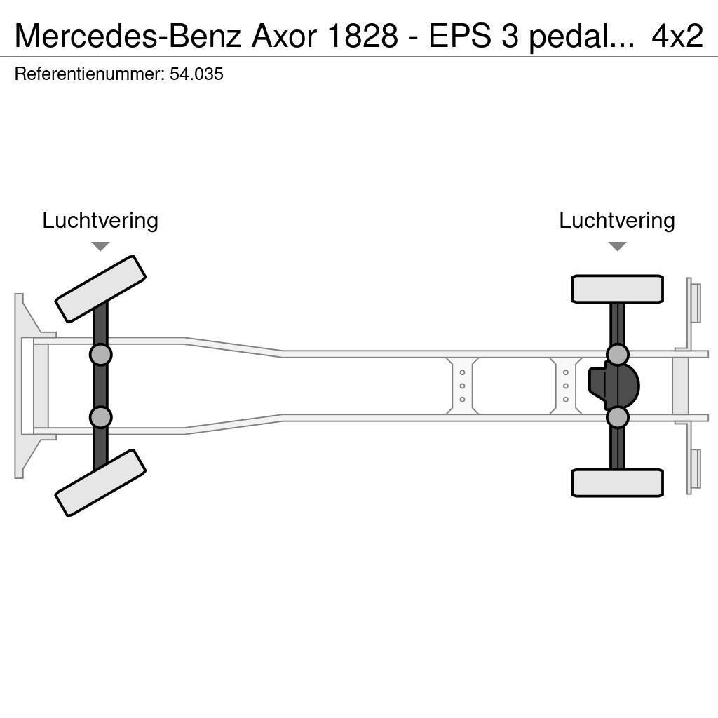 Mercedes-Benz Axor 1828 - EPS 3 pedal - Box Folding system - 54. Fast kasse