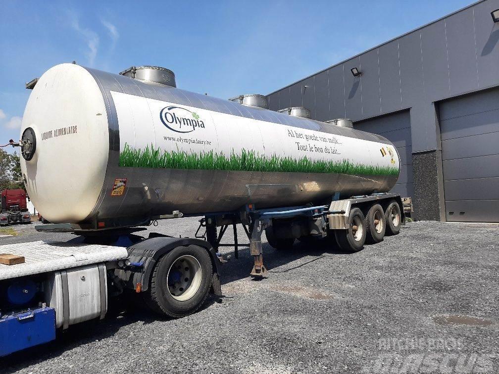 Magyar 3 AXLES TANK IN STAINLESS STEEL INSULATED 30000 L- Semi-trailer med Tank