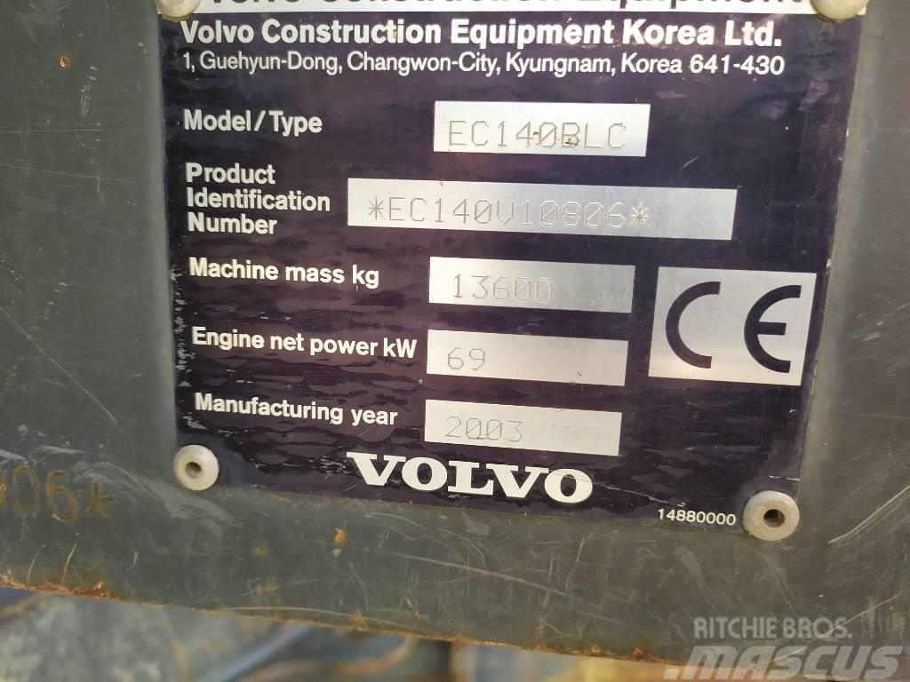 Volvo EC 140 B LC Gravemaskiner på larvebånd