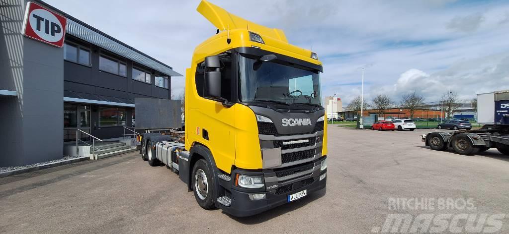 Scania R500 B6x2 Lastbiler med containerramme / veksellad