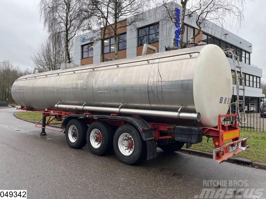 Magyar Chemie 31000 Liter, Steel suspension Semi-trailer med Tank