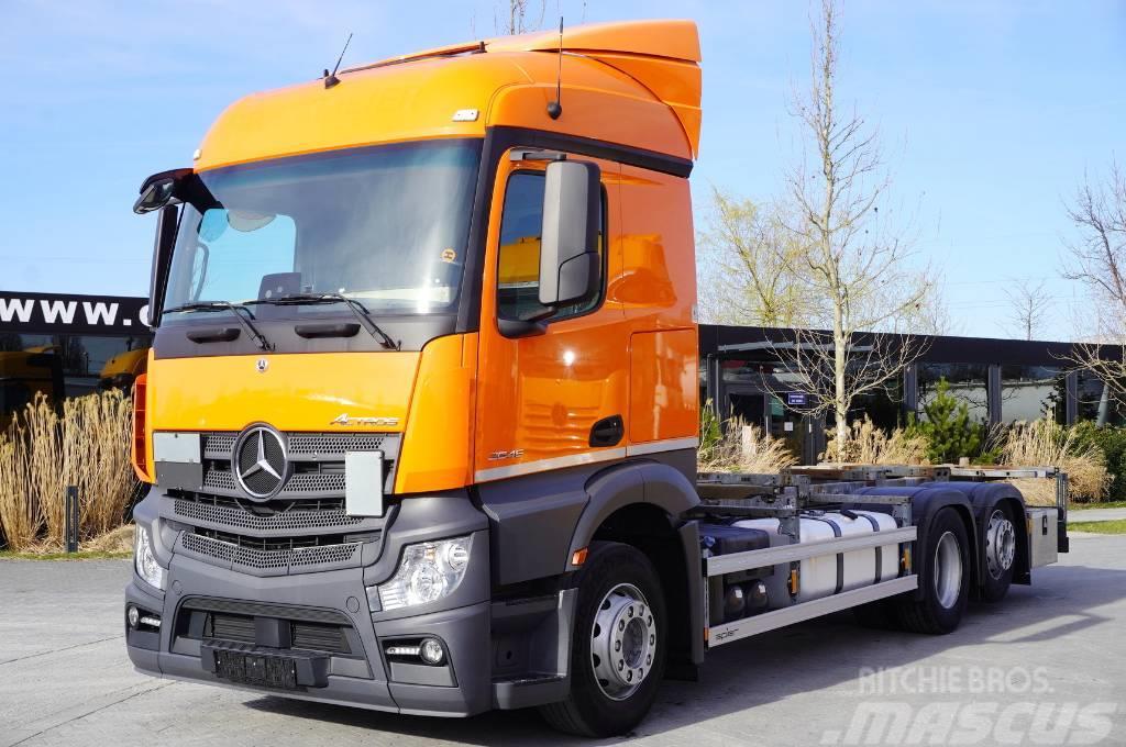 Mercedes-Benz Actros 2545 E6 BDF 6×2 / FULL ADR / 205 tho. km!! Lastbiler med containerramme / veksellad