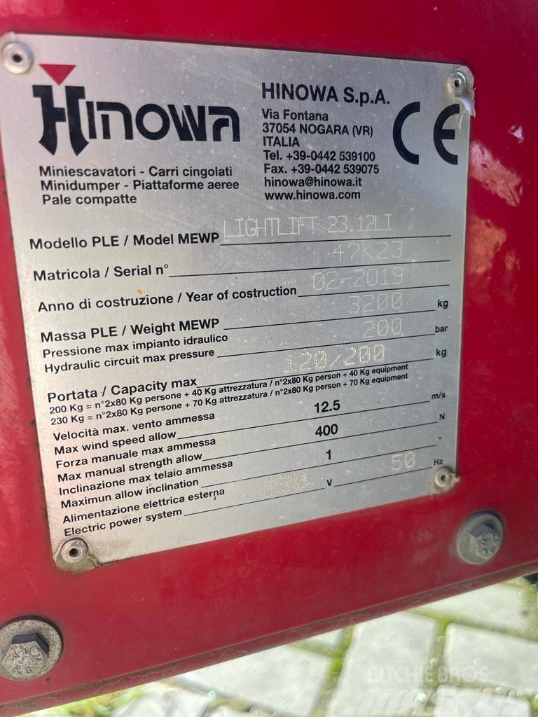 Hinowa Lightlift 23.12 Bomlifte med knækarm