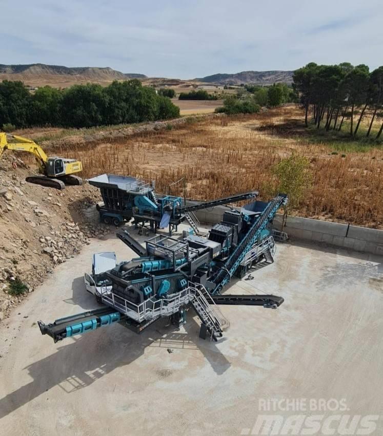 Constmach 120-150 TPH Mobile Crushing Plant Jaw & Impact Mobile knusere