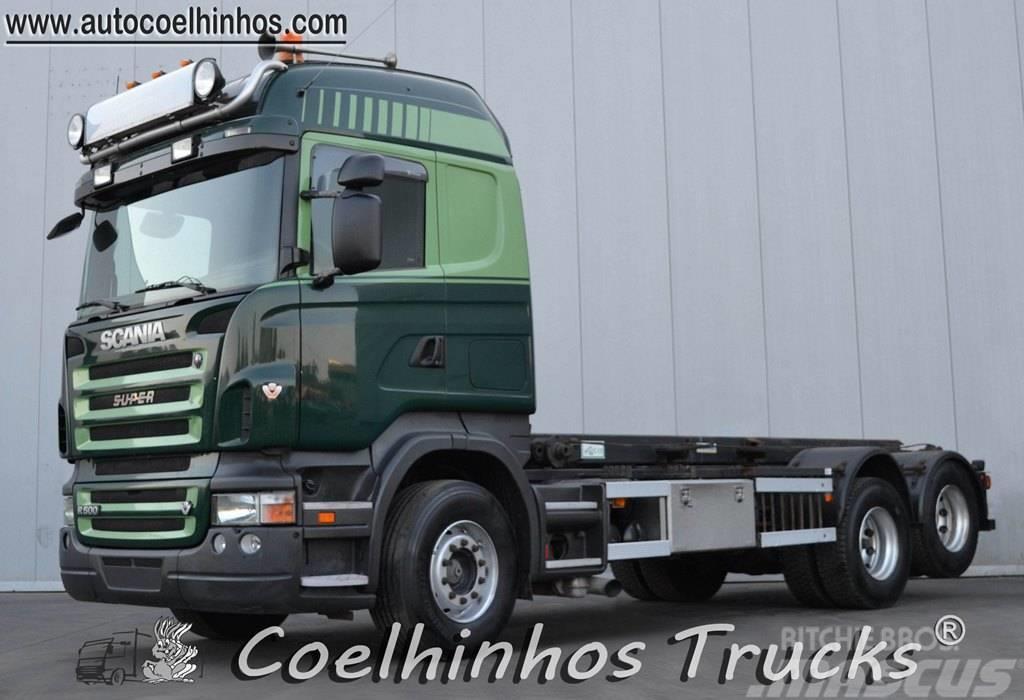 Scania R 500 Lastbiler med containerramme / veksellad