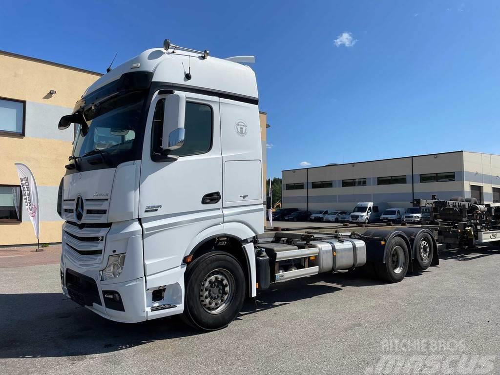 Mercedes-Benz ACTROS 2551 6X2, EURO 5 + FULL AIR + RETARDER + AD Chassis