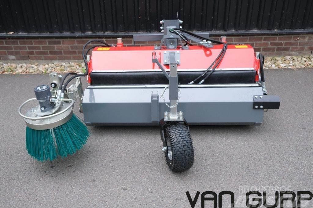 Weidemann Veegmachine met hydraulische opvangbak en zijborst Fejemaskiner