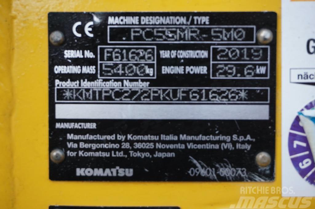 Komatsu PC55 MR-5M0 Minigravemaskiner