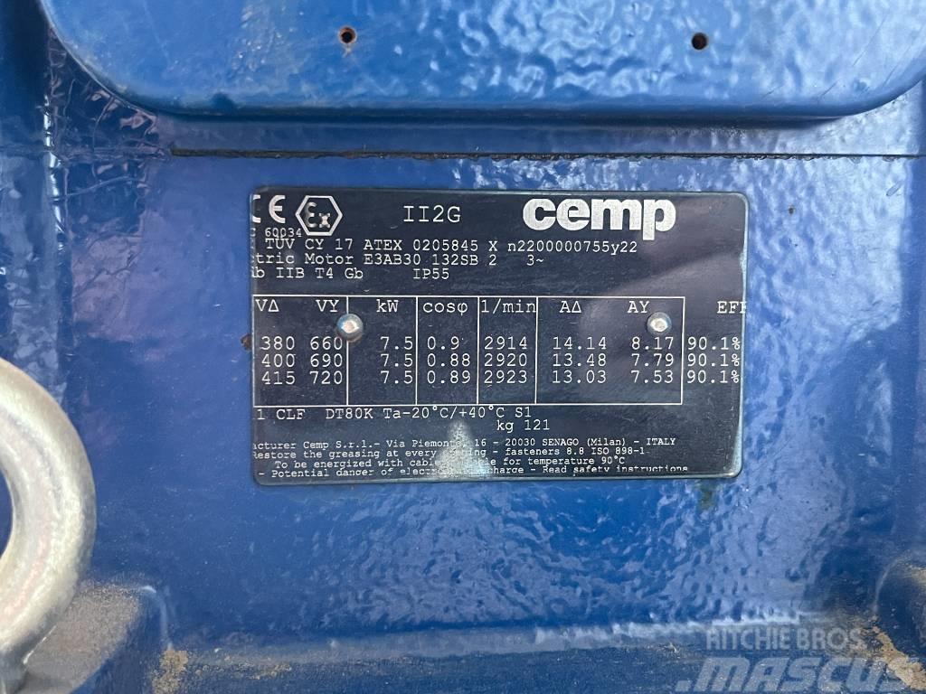  CEMP Electric Motor ATEX 400V 7,5kW 2900RPM Motorer
