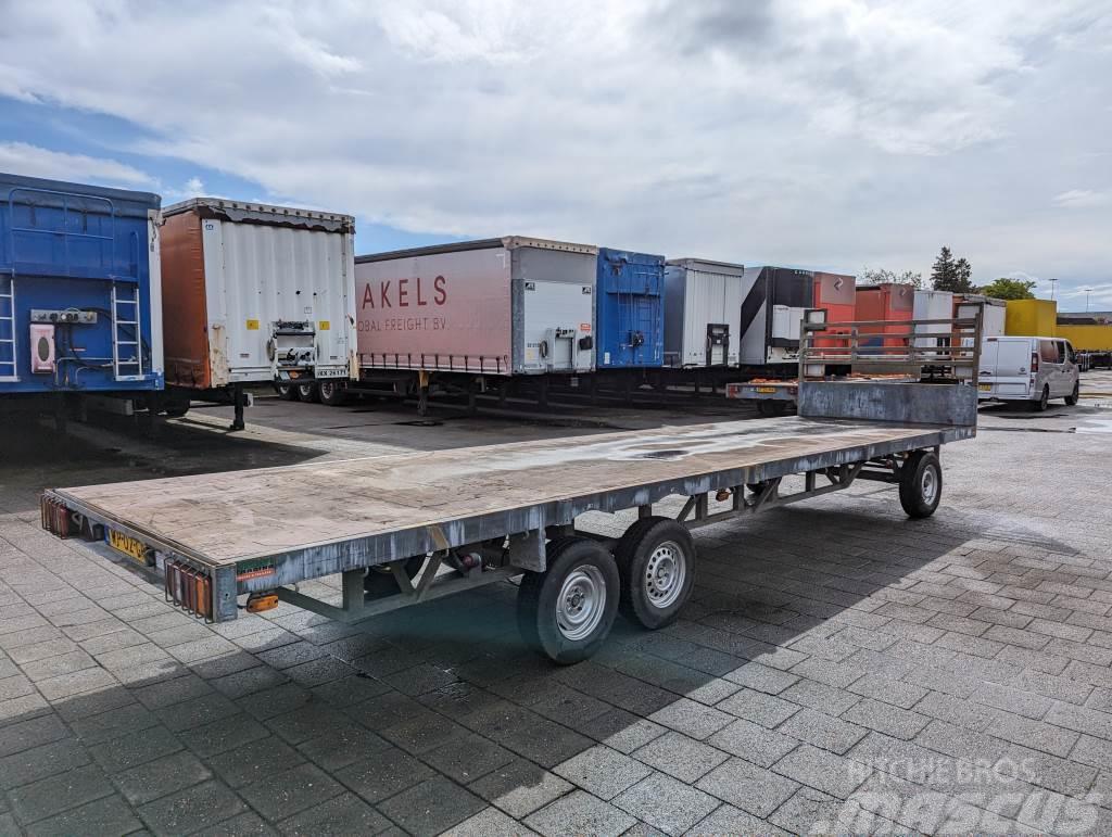 Veldhuizen BVCA-1009 3-Assen Knott - 7m Open Laadbak - Gegalv Semi-trailer med lad/flatbed