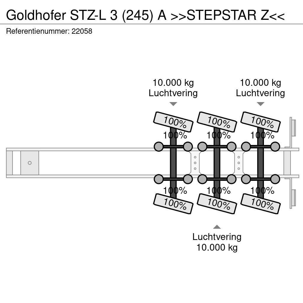 Goldhofer STZ-L 3 (245) A >>STEPSTAR Z<< Semi-trailer blokvogn