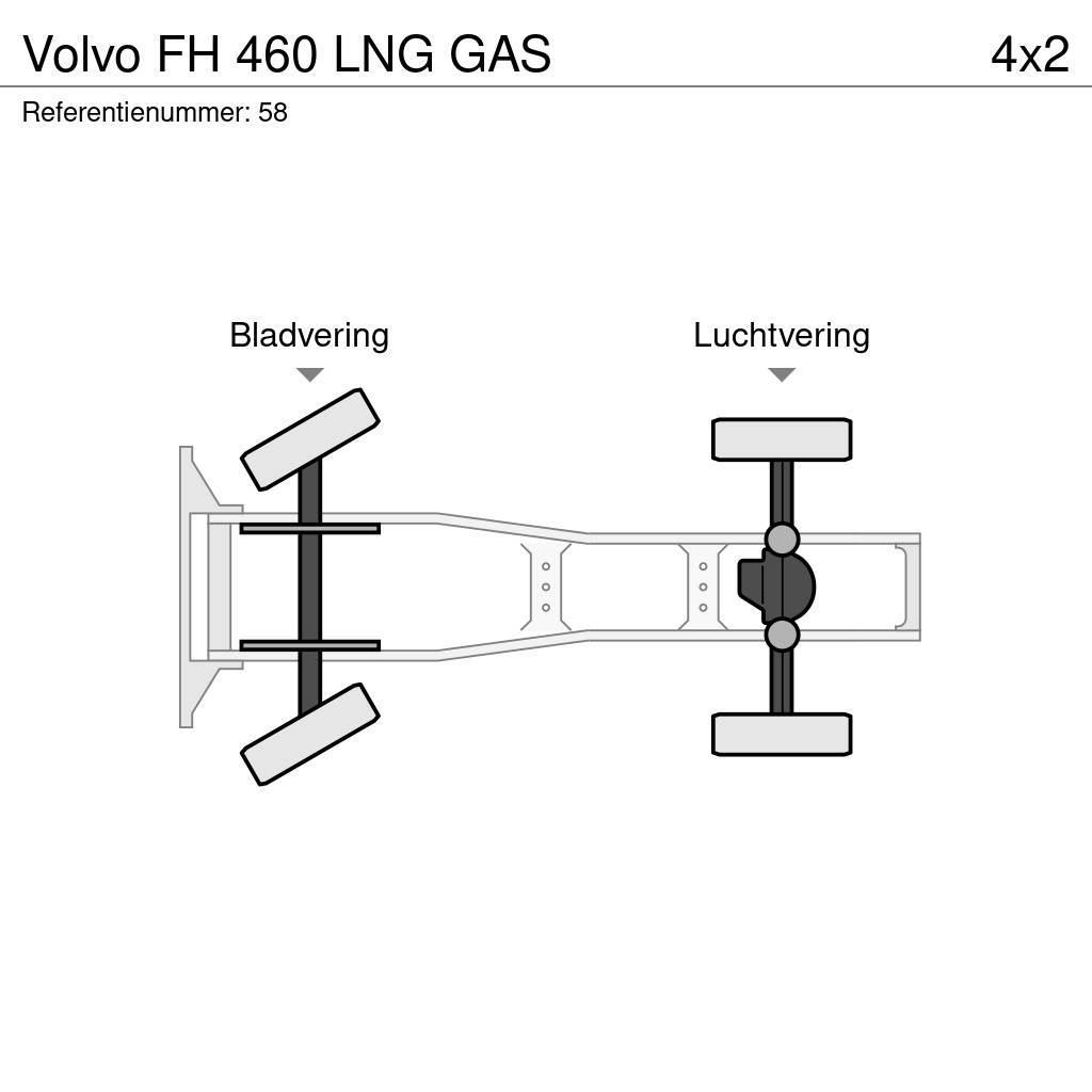Volvo FH 460 LNG GAS Trækkere
