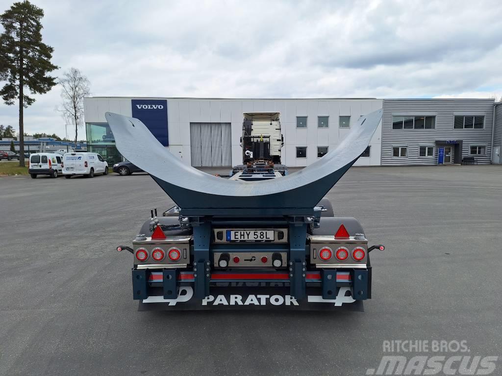Parator 3-axl Lastväxlarsläp med tipp Demonterbare/wirehejs anhængere