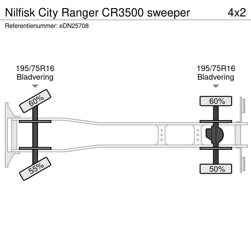 Nilfisk City Ranger CR3500 sweeper Slamsuger