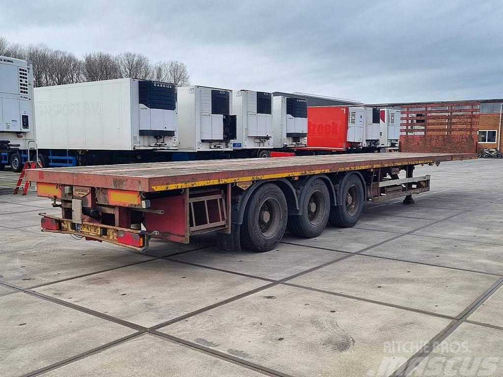 Broshuis 3AOU-14-22-UK Semi-trailer med lad/flatbed