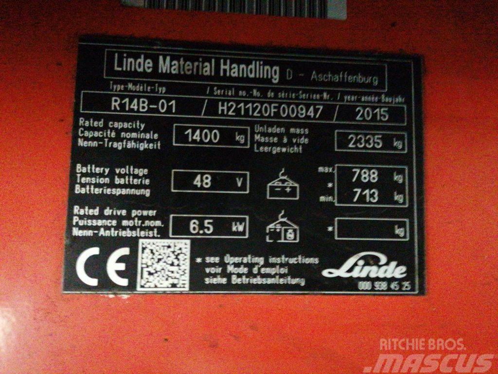 Linde R14B-01 Reachtruck
