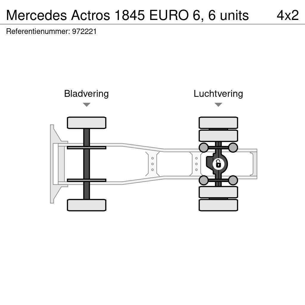 Mercedes-Benz Actros 1845 EURO 6, 6 units Trækkere