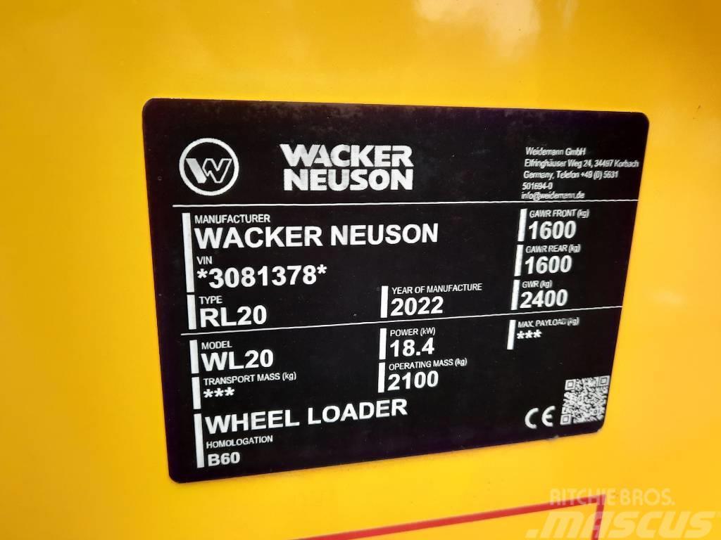 Wacker Neuson WL 20  **ESITTELYKONE** Minilæsser - knækstyret