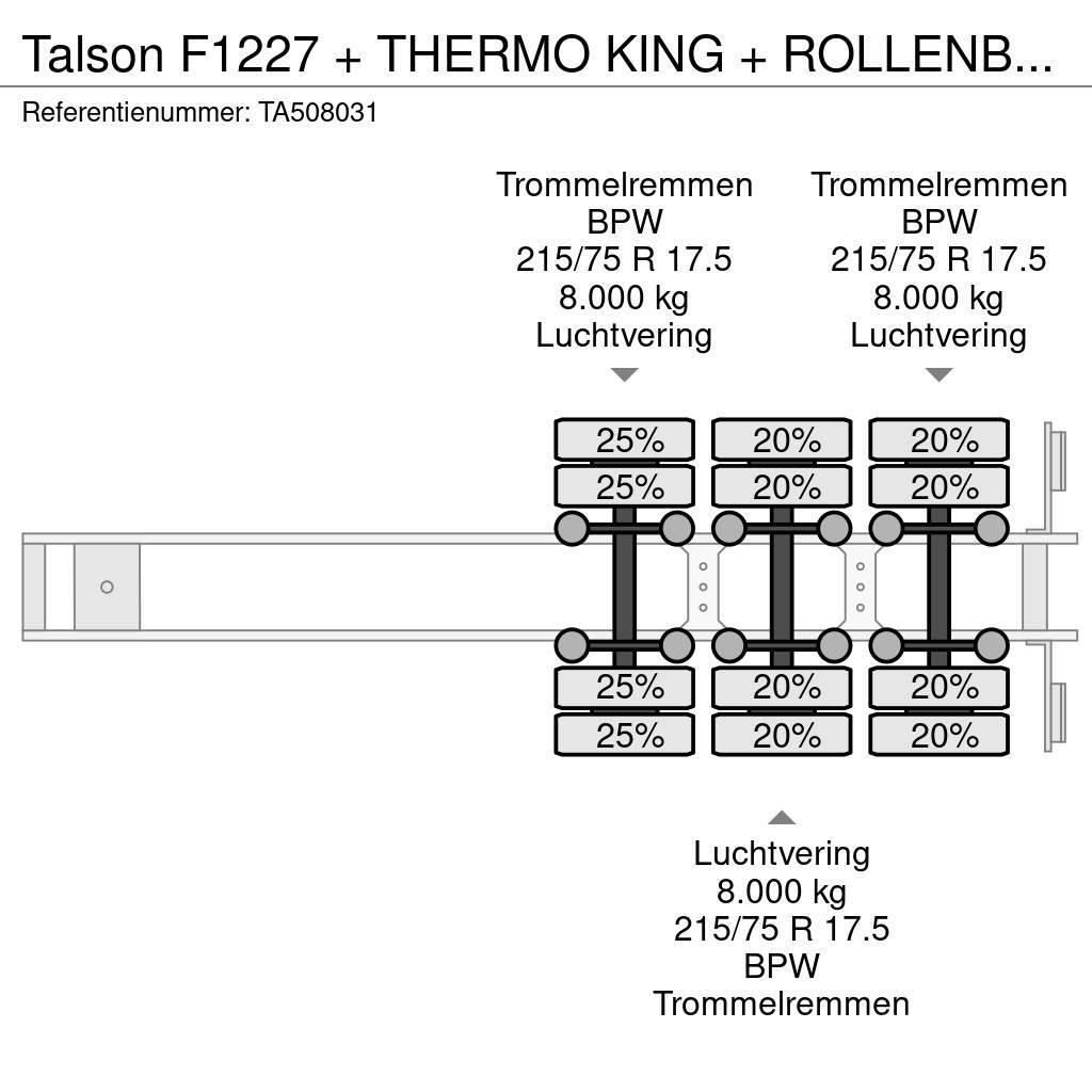 Talson F1227 + THERMO KING + ROLLENBANEN - MEGA Semi-trailer med Kølefunktion