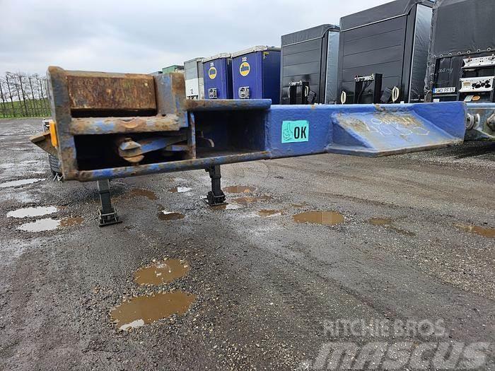 Groenewegen 3 AXLE CONTAINER CHASSIS 40 FT 2X20 FT 20 MIDDLE G Semi-trailer med containerramme