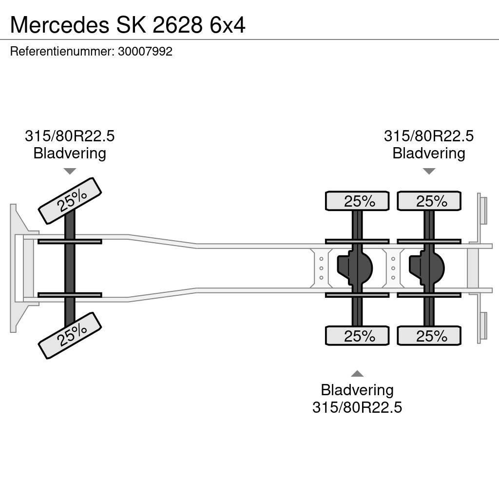 Mercedes-Benz SK 2628 6x4 Lastbiler med tip