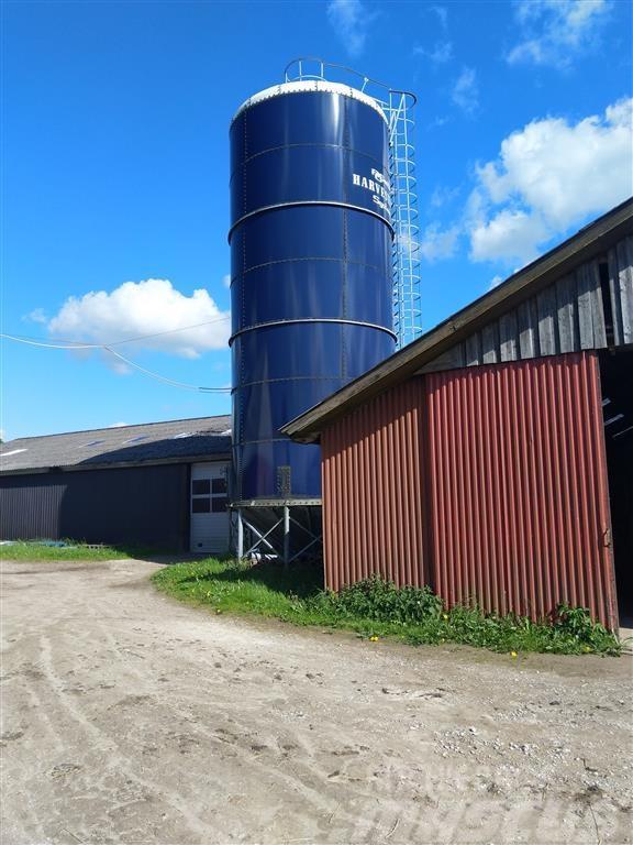 Harvestore 1000 tdr Kornvægt & Kongskilde TRL 75 blæser Udstyr til aflæsning i silo