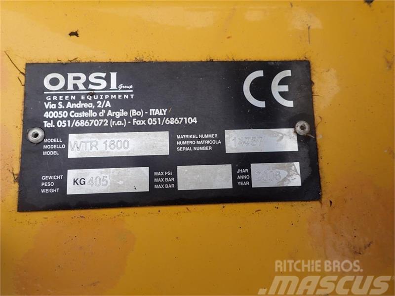 Orsi HSS-WTR 1600 m/hyrdro sideforskydning Front-bag Græsslåmaskiner