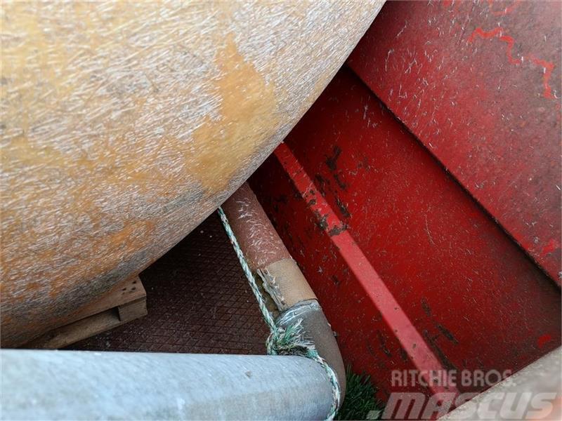 Tunetank 20m3, 12 ton Glasfibersilo Udstyr til aflæsning i silo