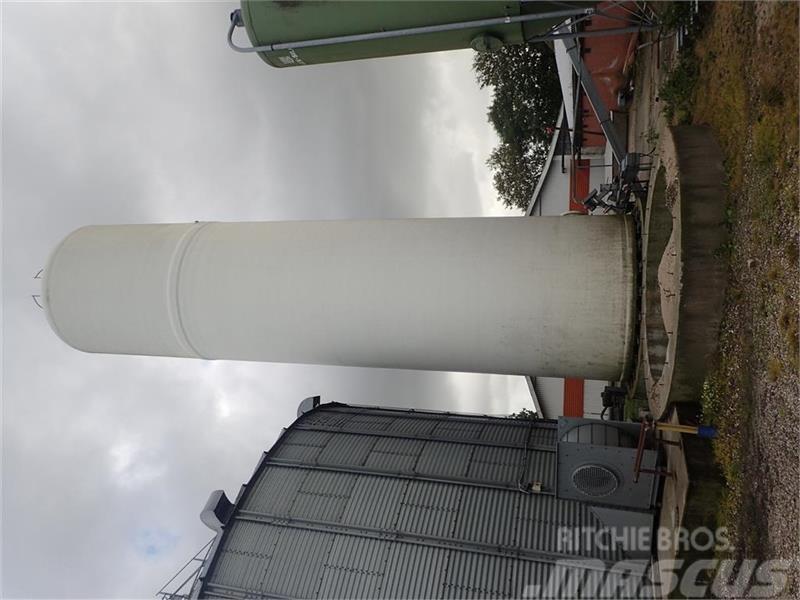 Tunetank glasfiber silo 210 m3 Udstyr til aflæsning i silo