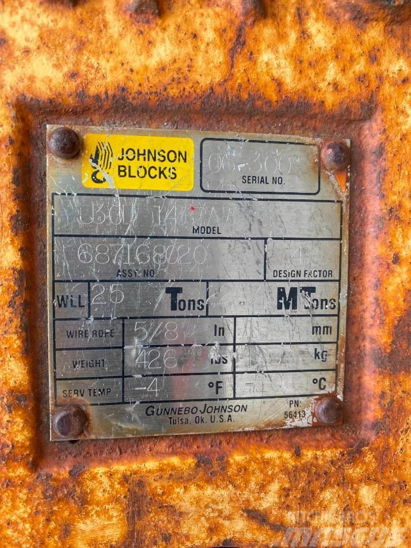 Johnson J30D 14BTAB Krandele og udstyr