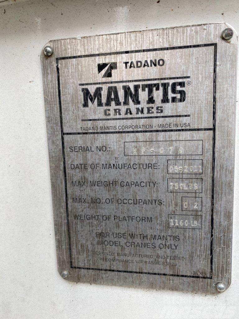 Mantis  Krandele og udstyr