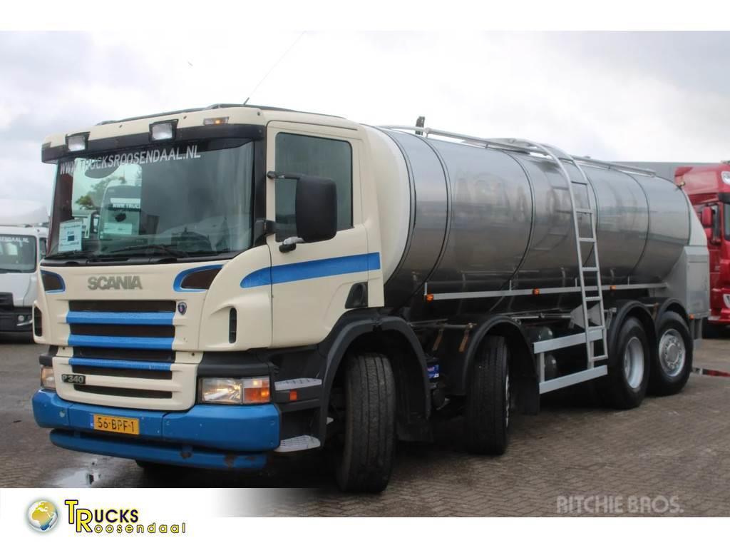 Scania P340 milk/water + 19.500 liter + 8x2 Tankbiler