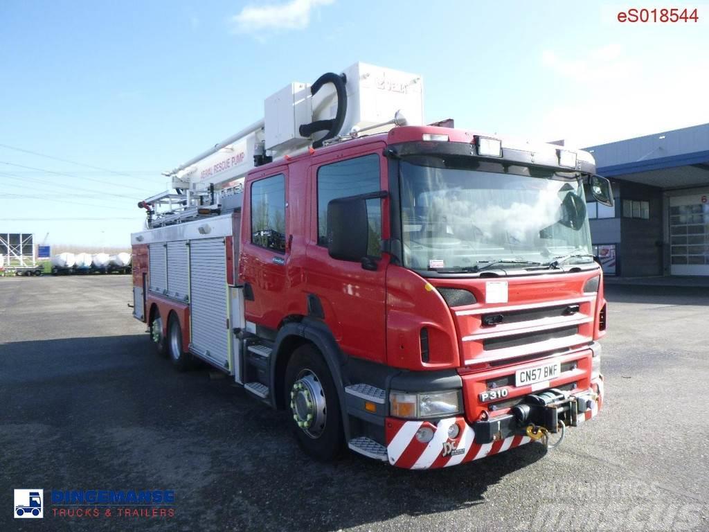 Scania P310 6x2 RHD fire truck + pump, ladder & manlift Brandbiler