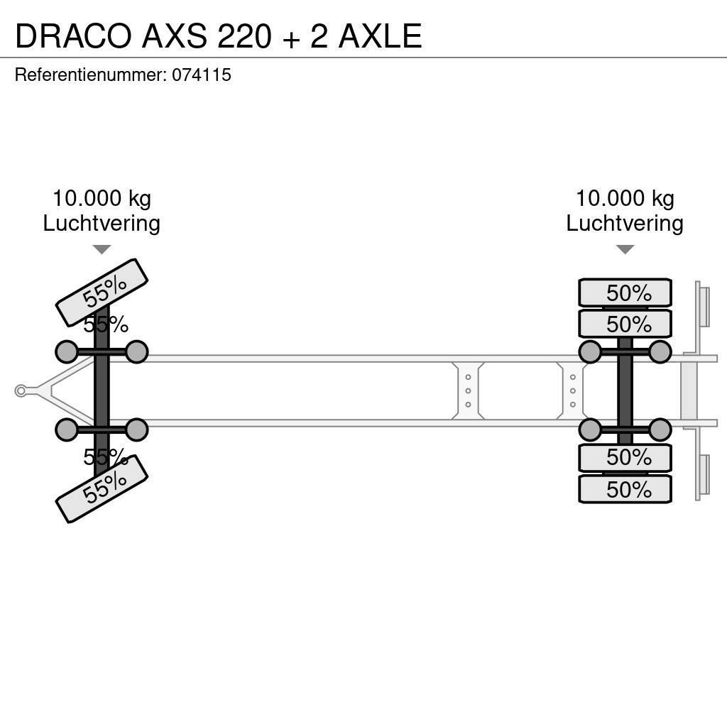Draco AXS 220 + 2 AXLE Gardinanhænger